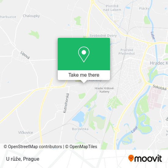 Карта U růže
