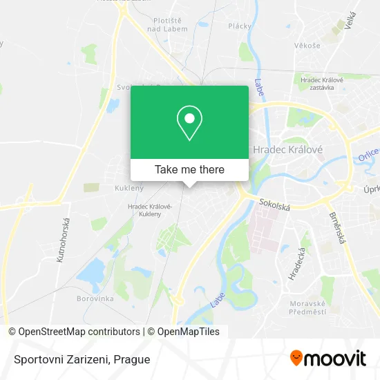 Карта Sportovni Zarizeni