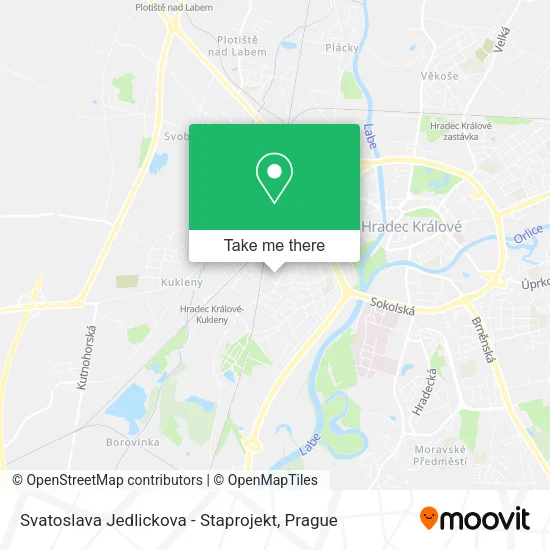 Карта Svatoslava Jedlickova - Staprojekt