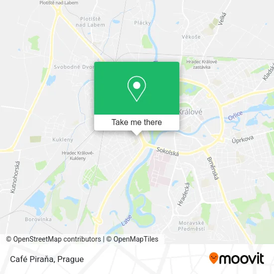 Карта Café Piraňa