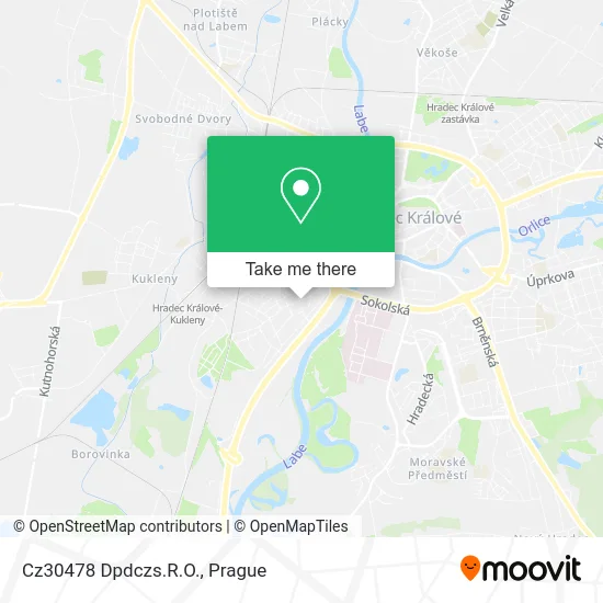 Карта Cz30478 Dpdczs.R.O.