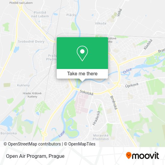 Open Air Program map