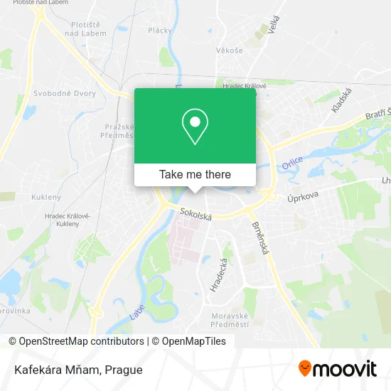 Карта Kafekára Mňam