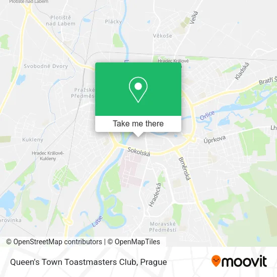 Карта Queen's Town Toastmasters Club