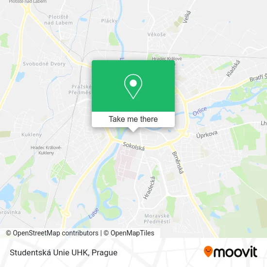 Карта Studentská Unie UHK