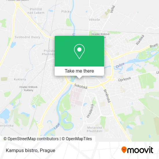 Карта Kampus bistro