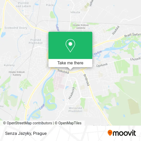 Карта Senza Jazyky