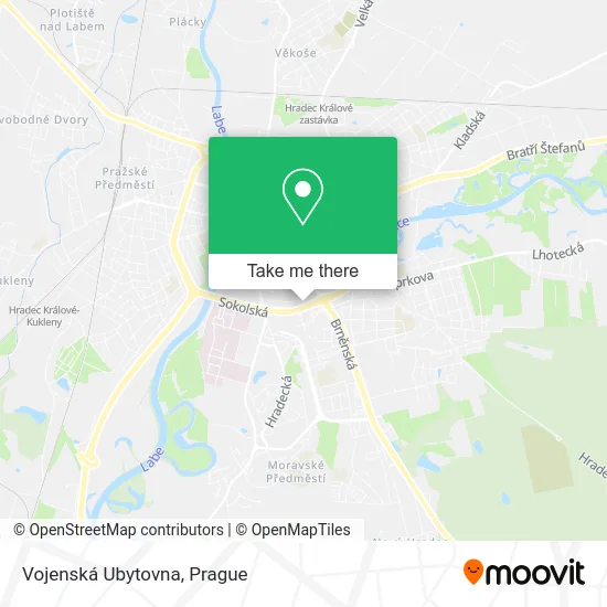 Карта Vojenská Ubytovna