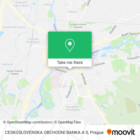 Карта CESKOSLOVENSKA OBCHODNI BANKA A S