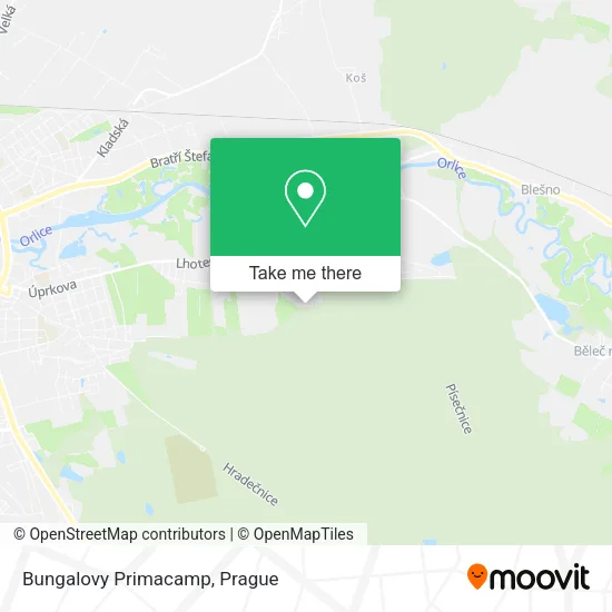 Карта Bungalovy Primacamp
