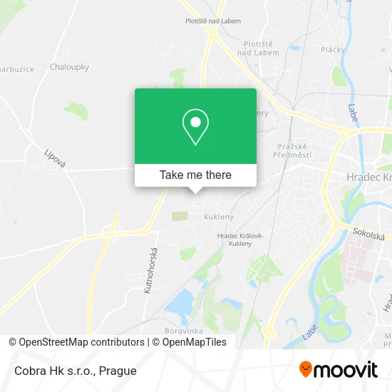 Карта Cobra Hk s.r.o.
