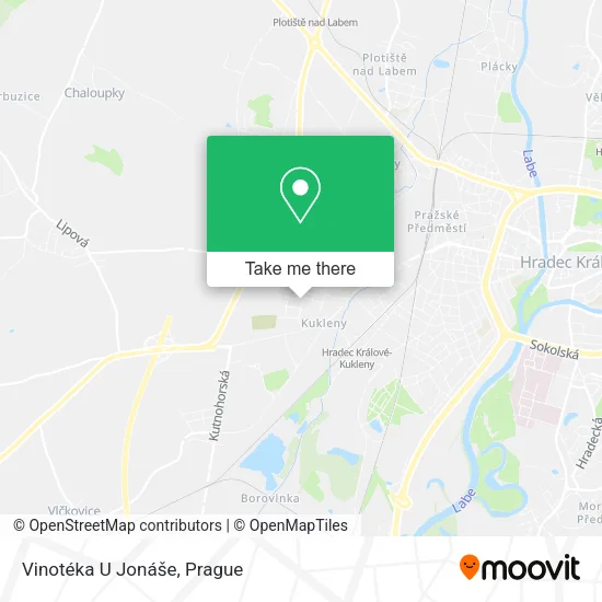 Карта Vinotéka U Jonáše