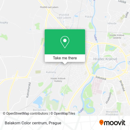 Карта Balakom Color centrum
