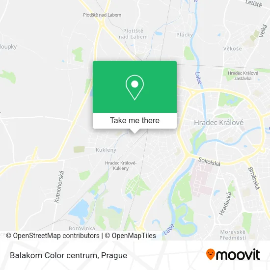 Карта Balakom Color centrum