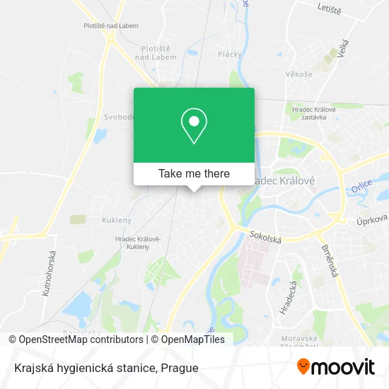 Карта Krajská hygienická stanice