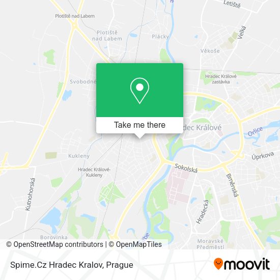 Карта Spime.Cz Hradec Kralov