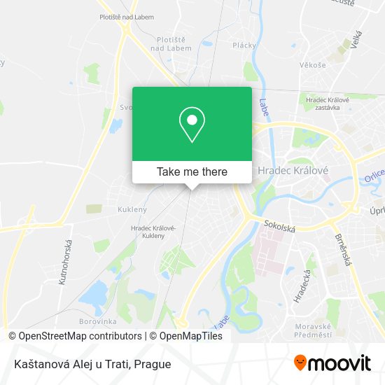 Карта Kaštanová Alej u Trati