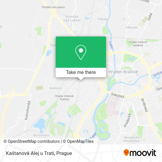 Карта Kaštanová Alej u Trati