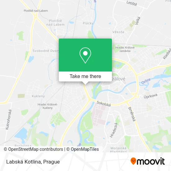 Labská Kotlina map