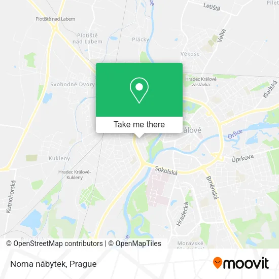 Карта Noma nábytek