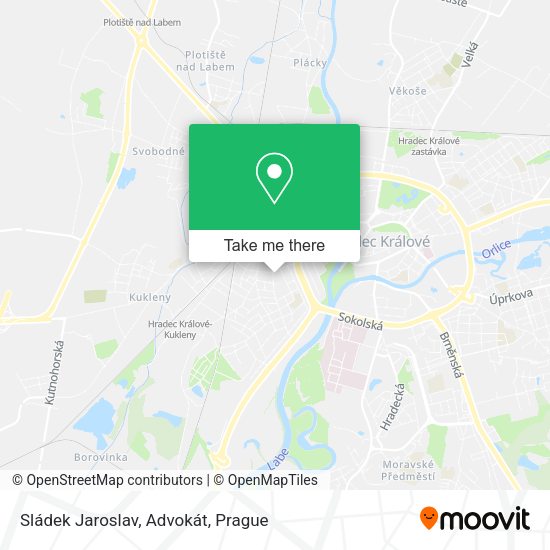 Карта Sládek Jaroslav, Advokát