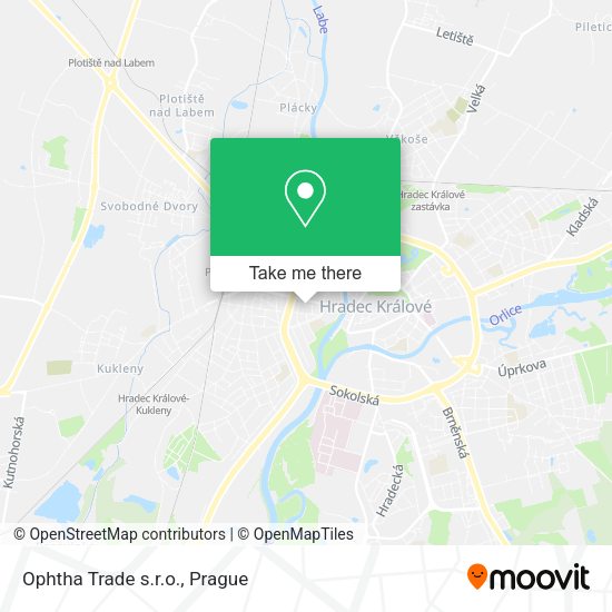 Карта Ophtha Trade s.r.o.