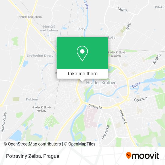 Карта Potraviny Zelba