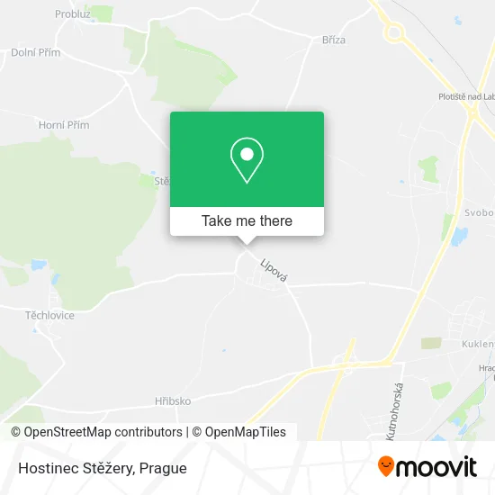 Карта Hostinec Stěžery