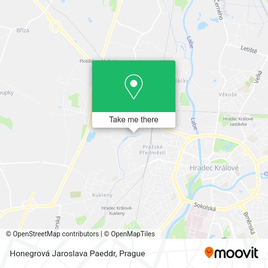 Карта Honegrová Jaroslava Paeddr