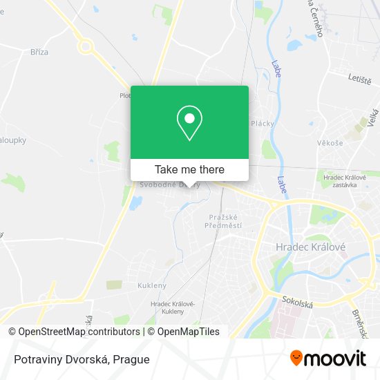 Карта Potraviny Dvorská