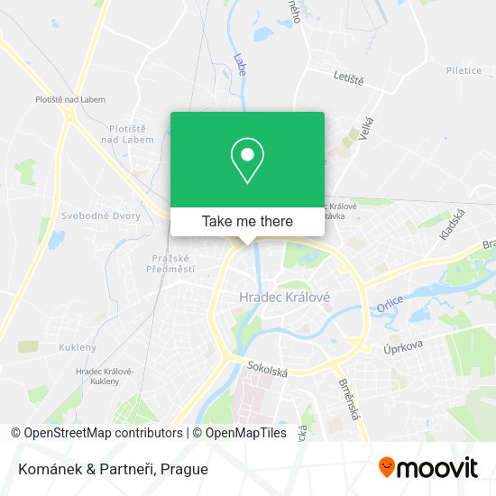Карта Kománek & Partneři