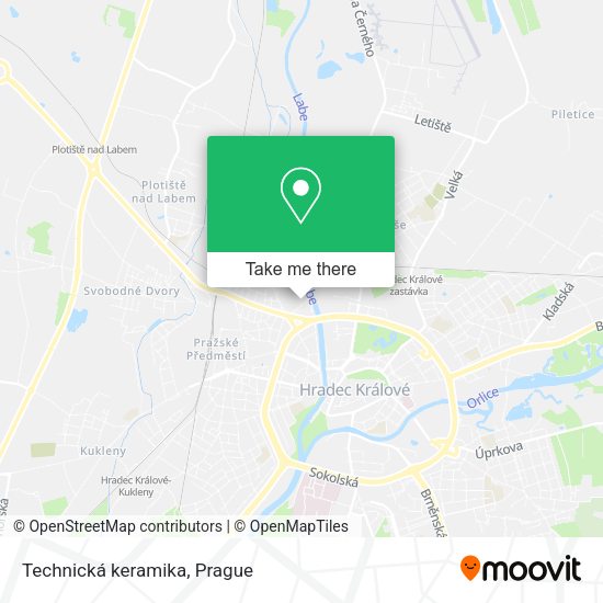 Карта Technická keramika