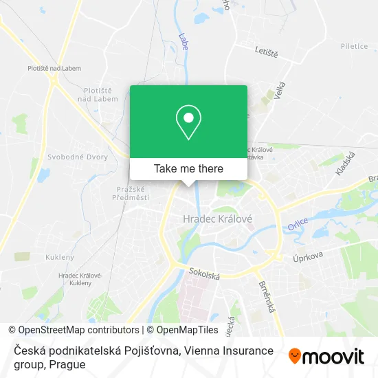 Карта Česká podnikatelská Pojišťovna, Vienna Insurance group