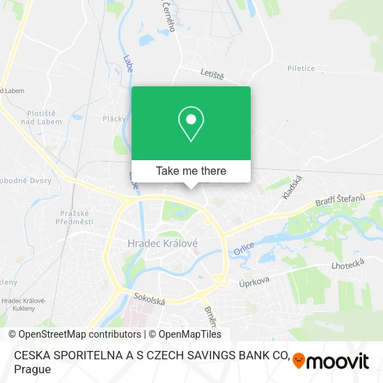 Карта CESKA SPORITELNA A S CZECH SAVINGS BANK CO