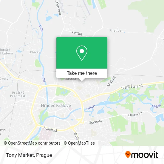 Карта Tony Market