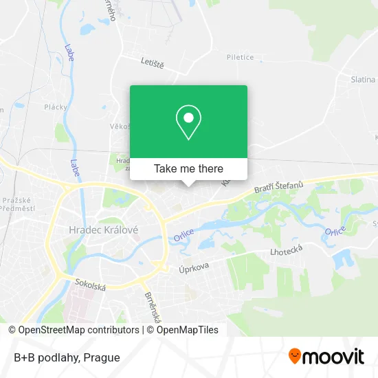 Карта B+B podlahy