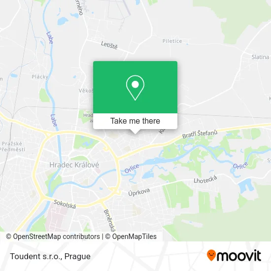 Карта Toudent s.r.o.