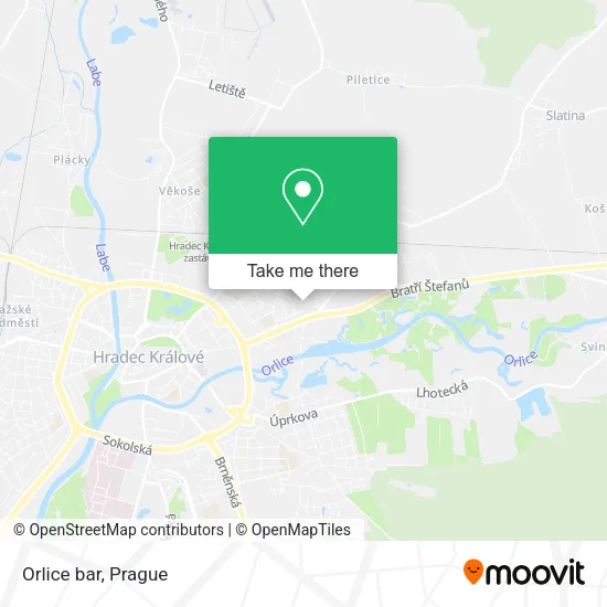 Карта Orlice bar