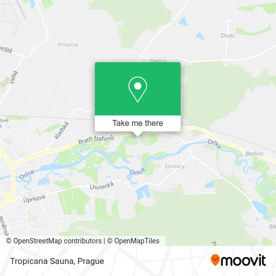 Карта Tropicana Sauna