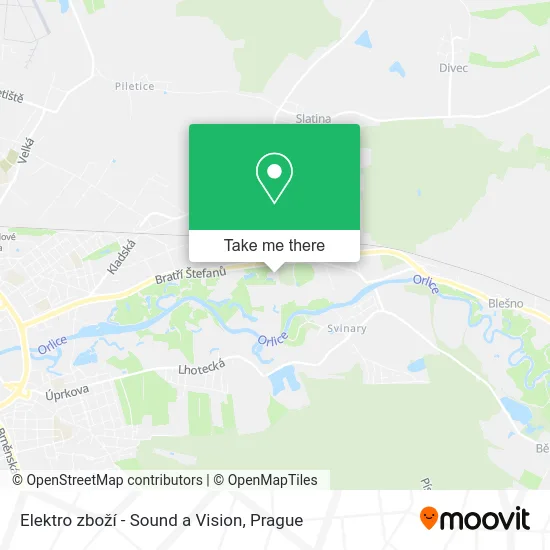 Карта Elektro zboží - Sound a Vision