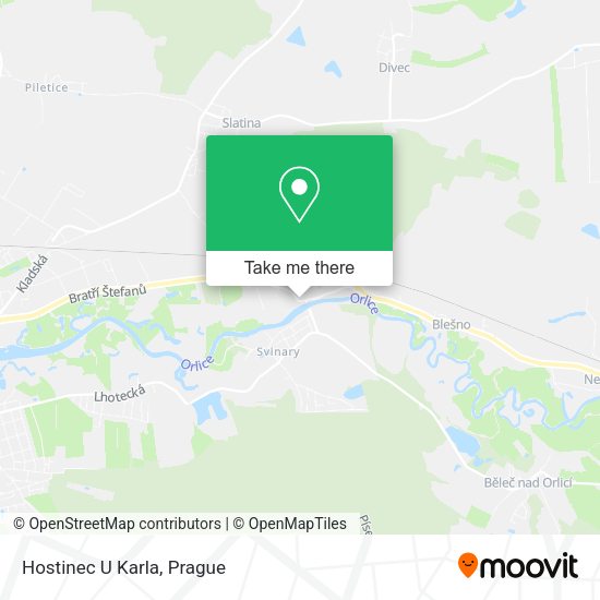 Карта Hostinec U Karla