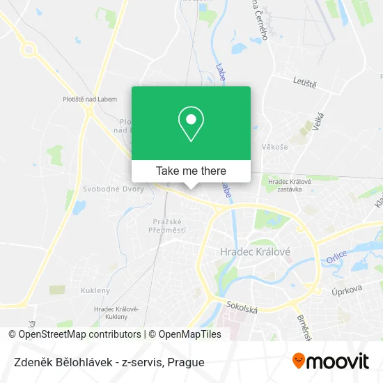 Карта Zdeněk Bělohlávek - z-servis