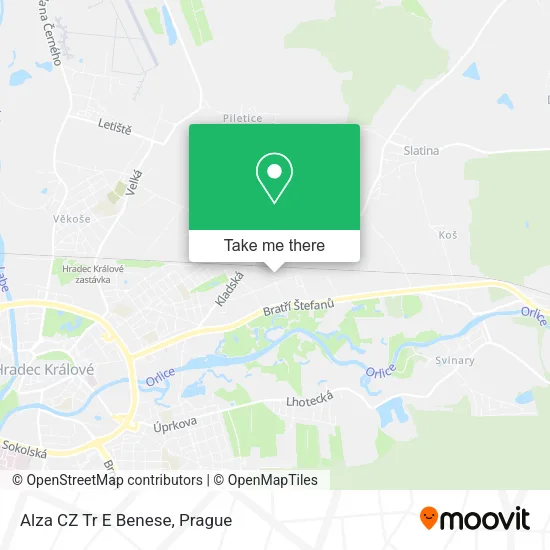 Карта Alza CZ Tr E Benese