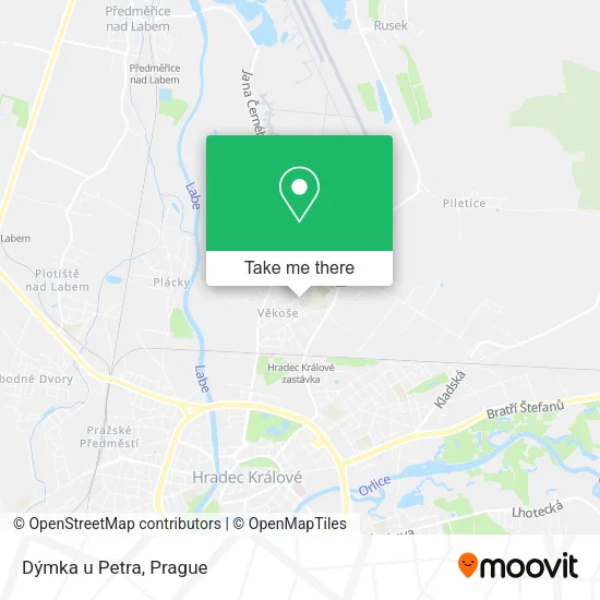 Карта Dýmka u Petra