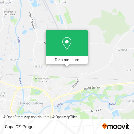 Карта Gapa CZ