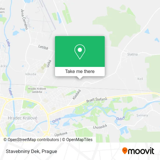 Карта Stavebniny Dek