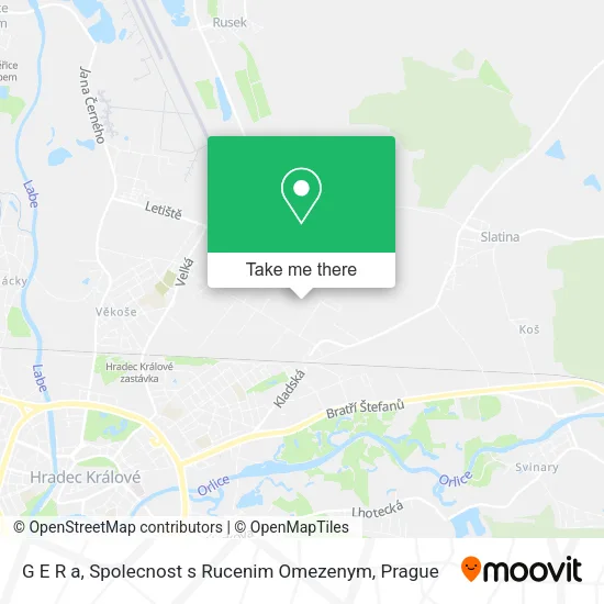 Карта G E R a, Spolecnost s Rucenim Omezenym