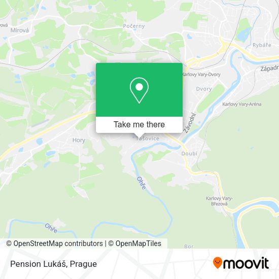 Карта Pension Lukáš