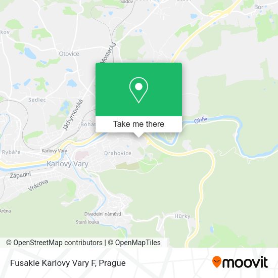 Карта Fusakle Karlovy Vary F