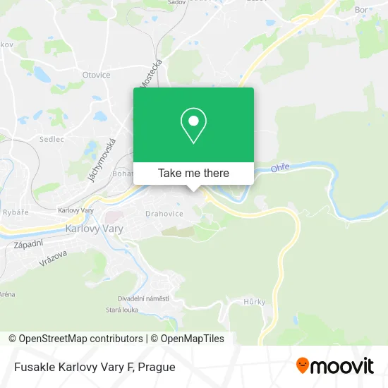 Карта Fusakle Karlovy Vary F